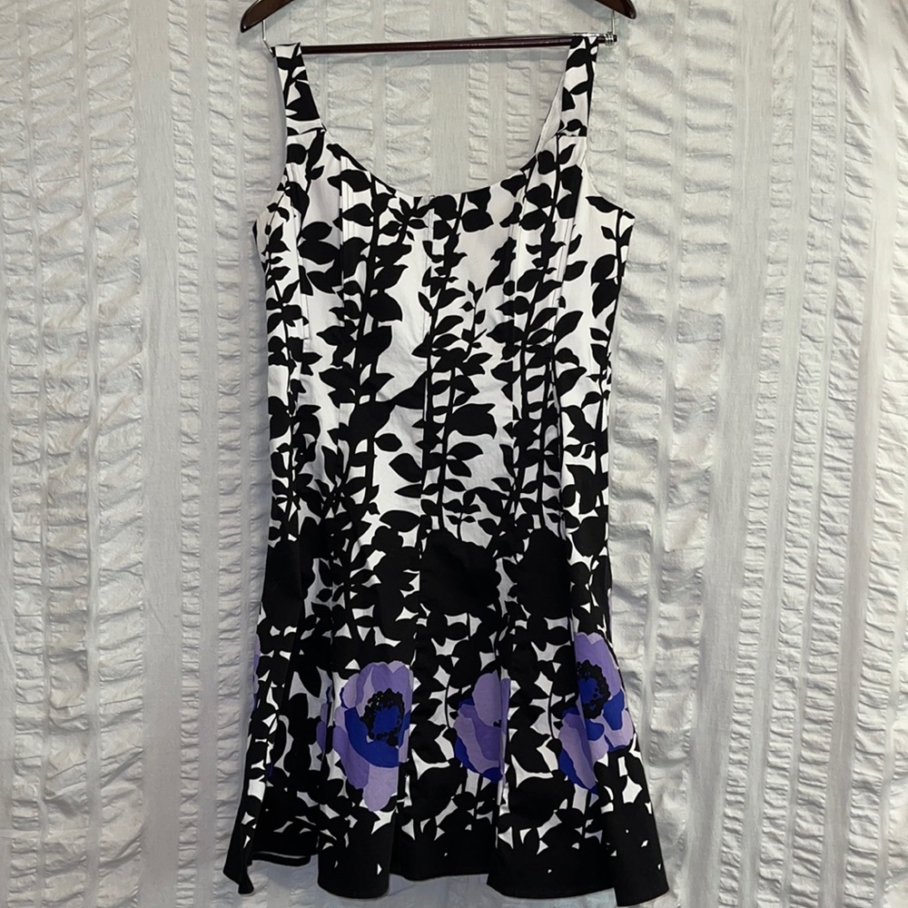 Nine West Floral Fit and Flare Dress